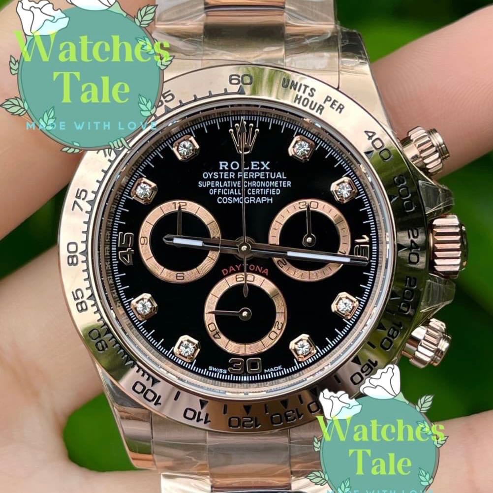 Rolex Daytona Rosegold Black Diamond BT V.3 Factory Ref.116505