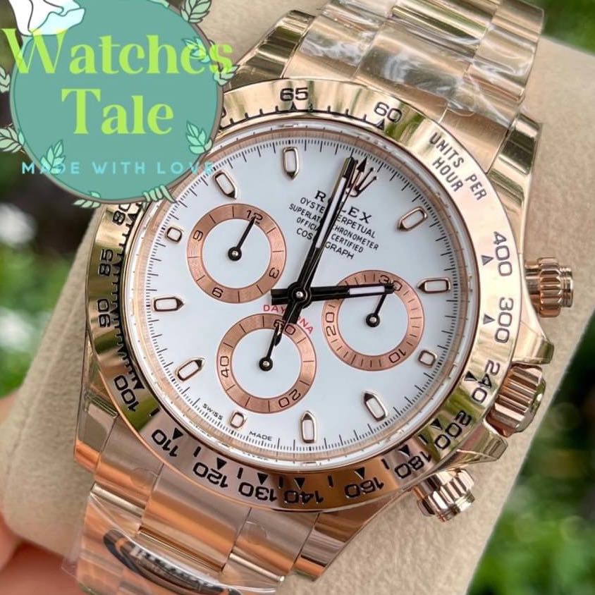 Rolex Daytona Ivory Full Rosegold White BT V.3 Factory Ref.116505