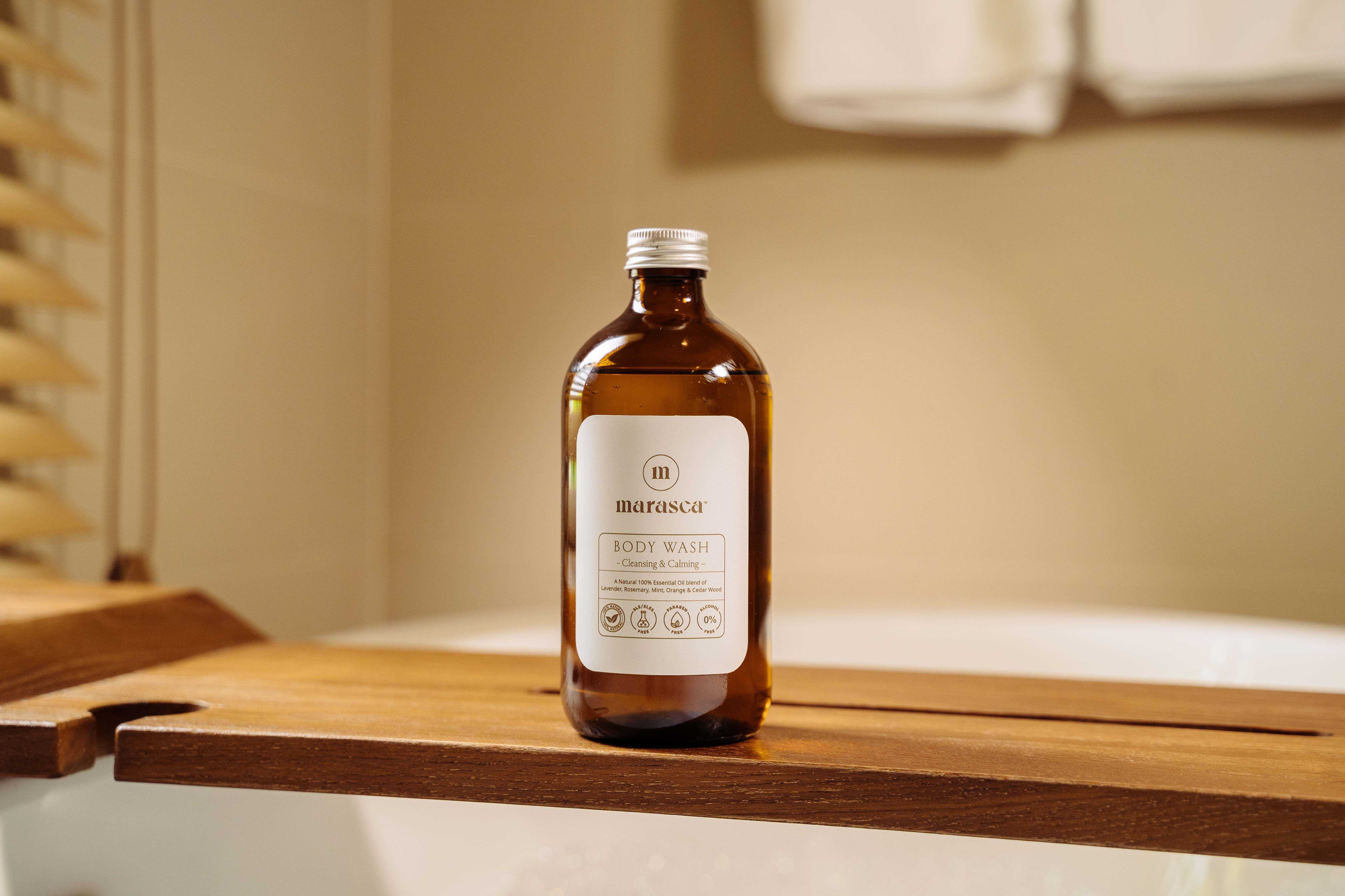 สบู่เหลวอาบน้ำ มาราสก้า ขนาด 500 มล. (ขวดแบบเติม) Marasca Body Wash 500 ml. (Refill Bottle)