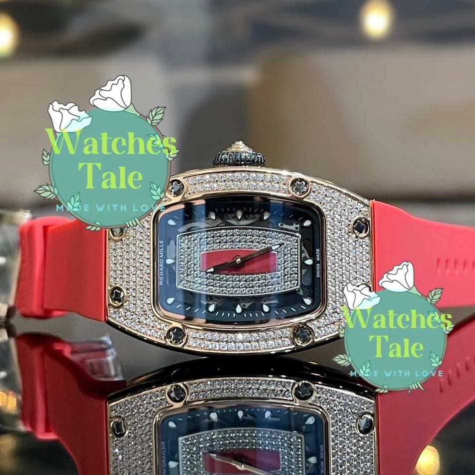 Richard Mille Lady RM07-01   Diamonds Red Rubber