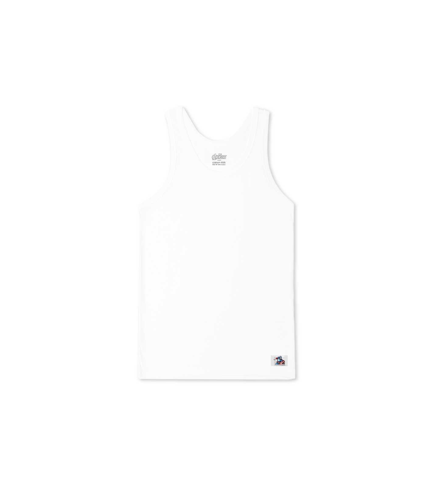 เสื้อกล้ามเด็กผู้ชาย | Carsonkids  | ลาย  Avenger 3  ลาย | แพ็ค 1 ตัว (KTTBHE17012WH)