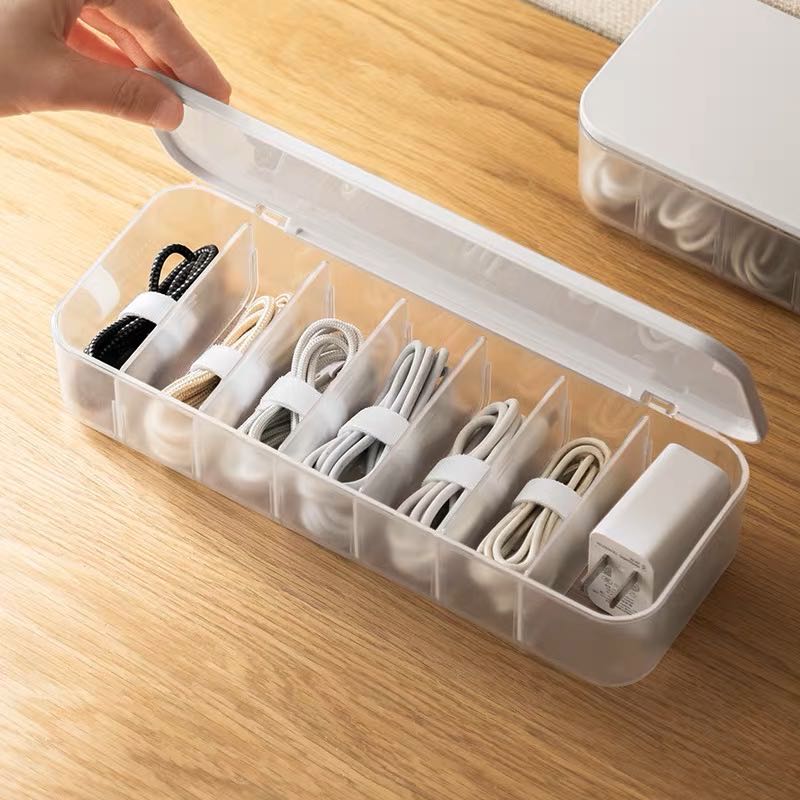 📍พร้อมส่ง : กล่องจัดระเบียบในลิ้นชักแบบมีฝาปิด