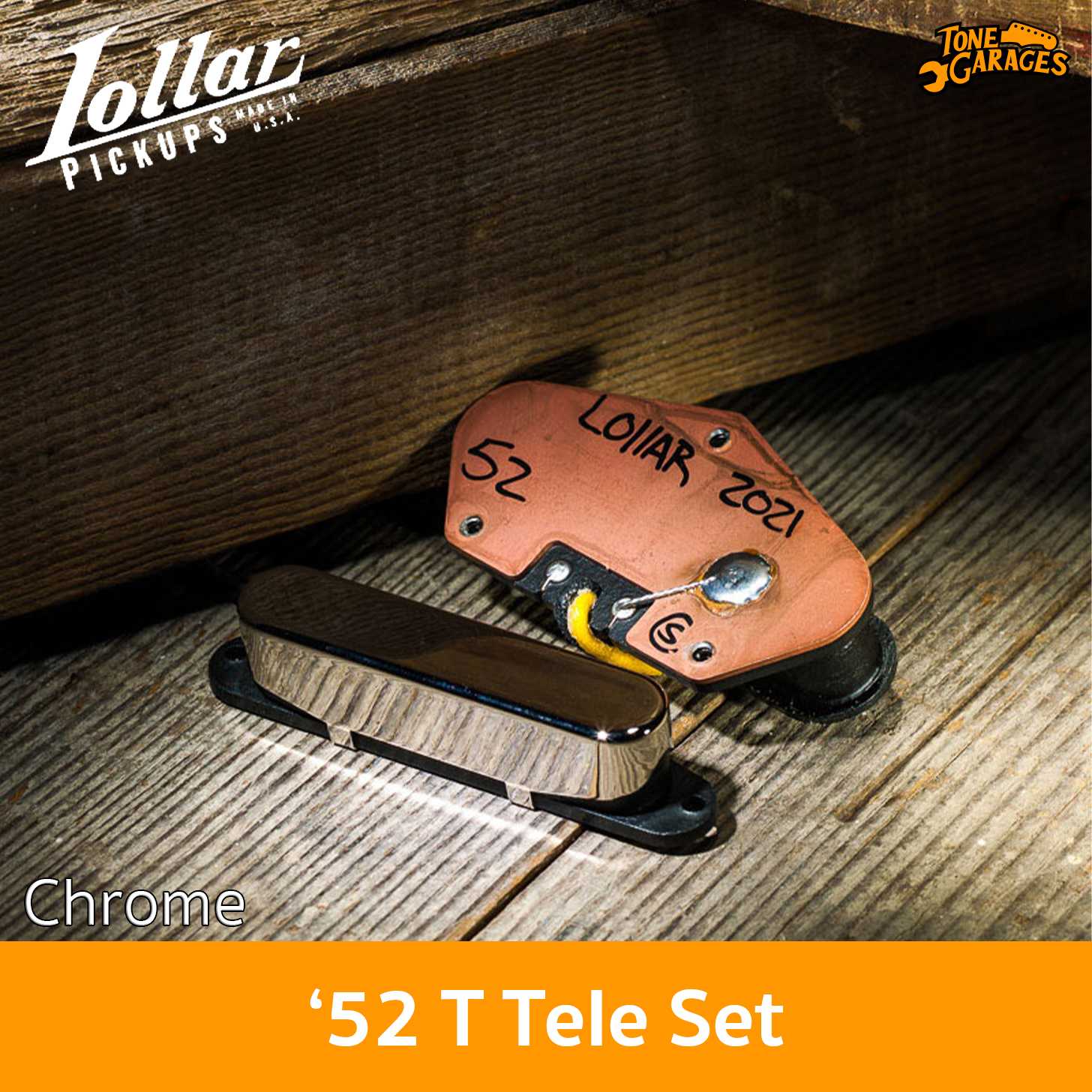 Lollar Pickups '52 T Tele Set Single Coil ปิ๊กอัพกีต้าร์ไฟฟ้า เทเล Made in USA