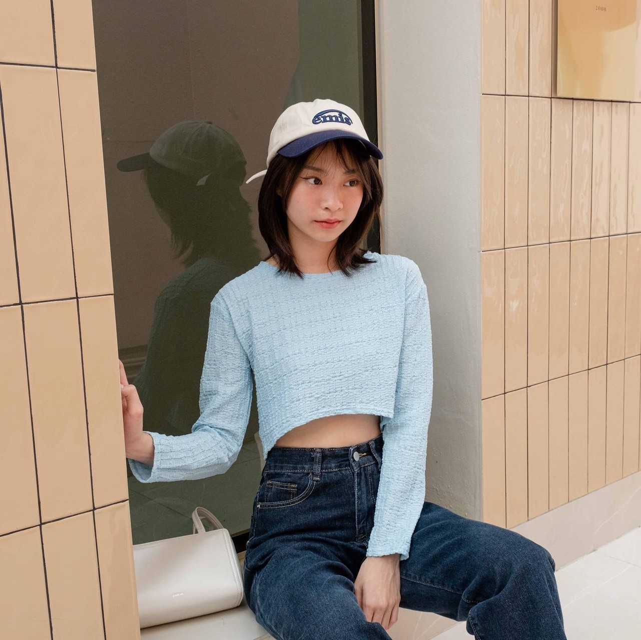 Kimmame - เสื้อ รุ่น Emma Crop Top 3 สี