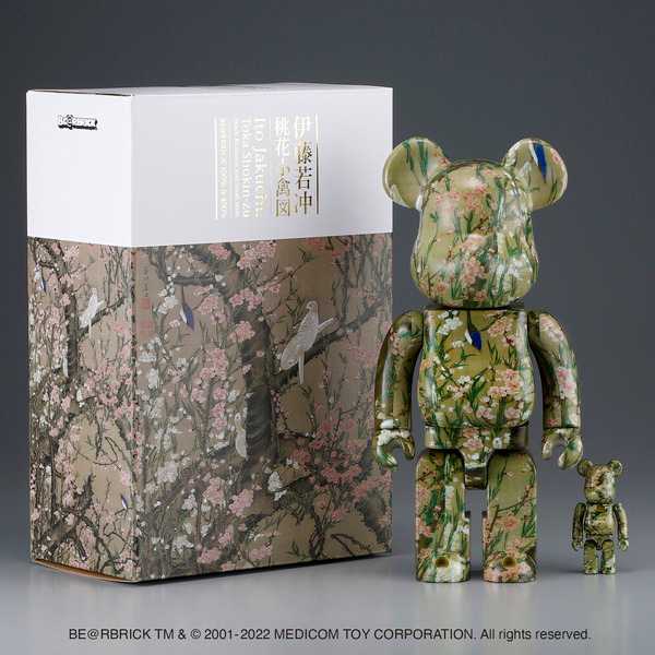 Be@rbrick Ito Jakuchu Peach Blossom 100%+400%
