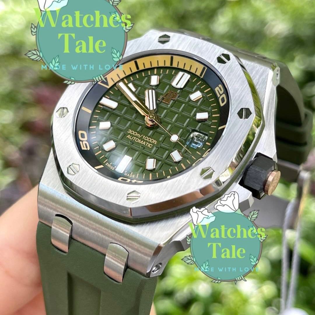 Audemars Piguet AP Royal Oak Offshore Diver 42mm. Ref.15720ST.OO.A052CA.01 Trailblazing Khaki IP