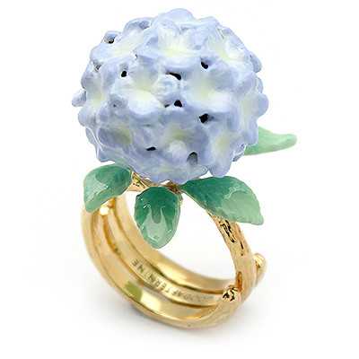Hydrangea Purple Ring  แหวนไฮเดรนเยีย สีม่วง | GoodAfterNine