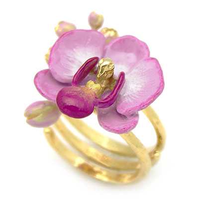 Phalaen Purple Ring แหวนกล้วยไม้ สีม่วง  | GoodAfterNine
