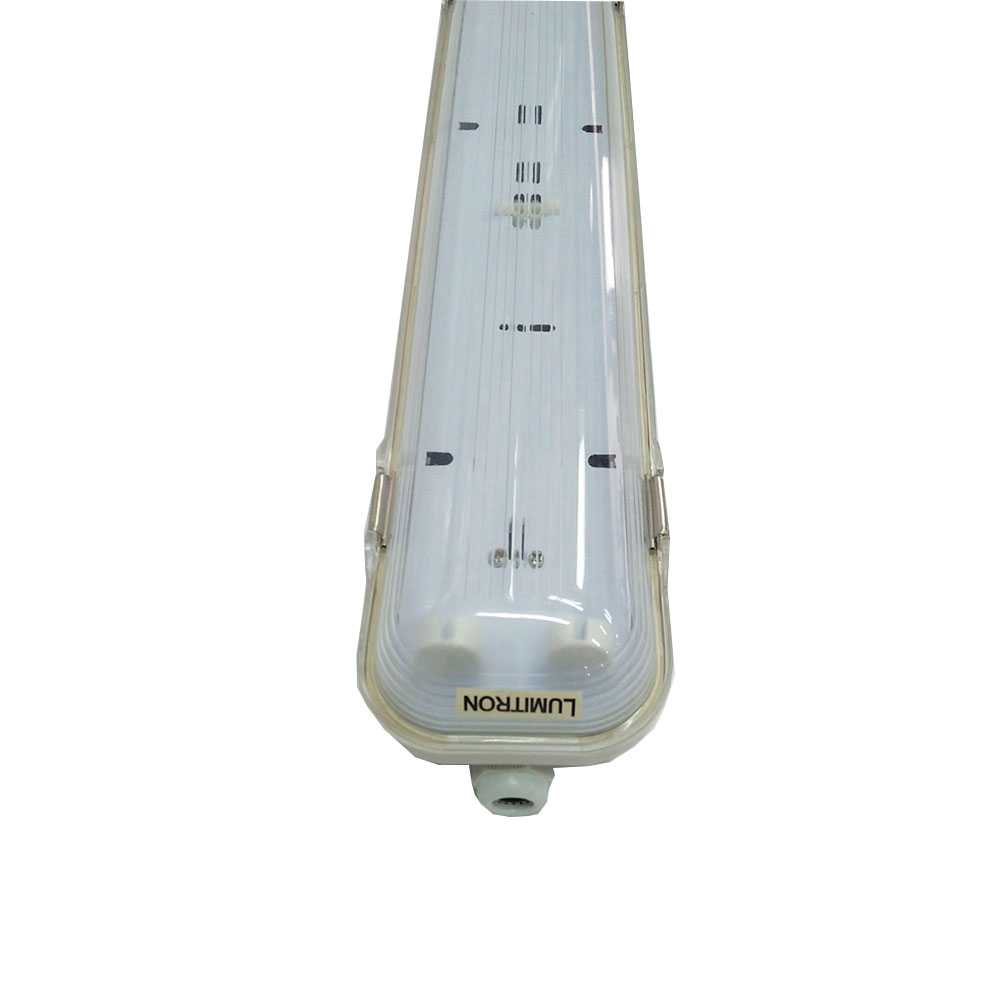 โคมไฟกันน้ำ/กันฝุ่น 2x28W T5 ฟลูออเรสเซนต์ # AQPT5-228FL-SS ยาว 120ซม. ราคาโคมเปล่า