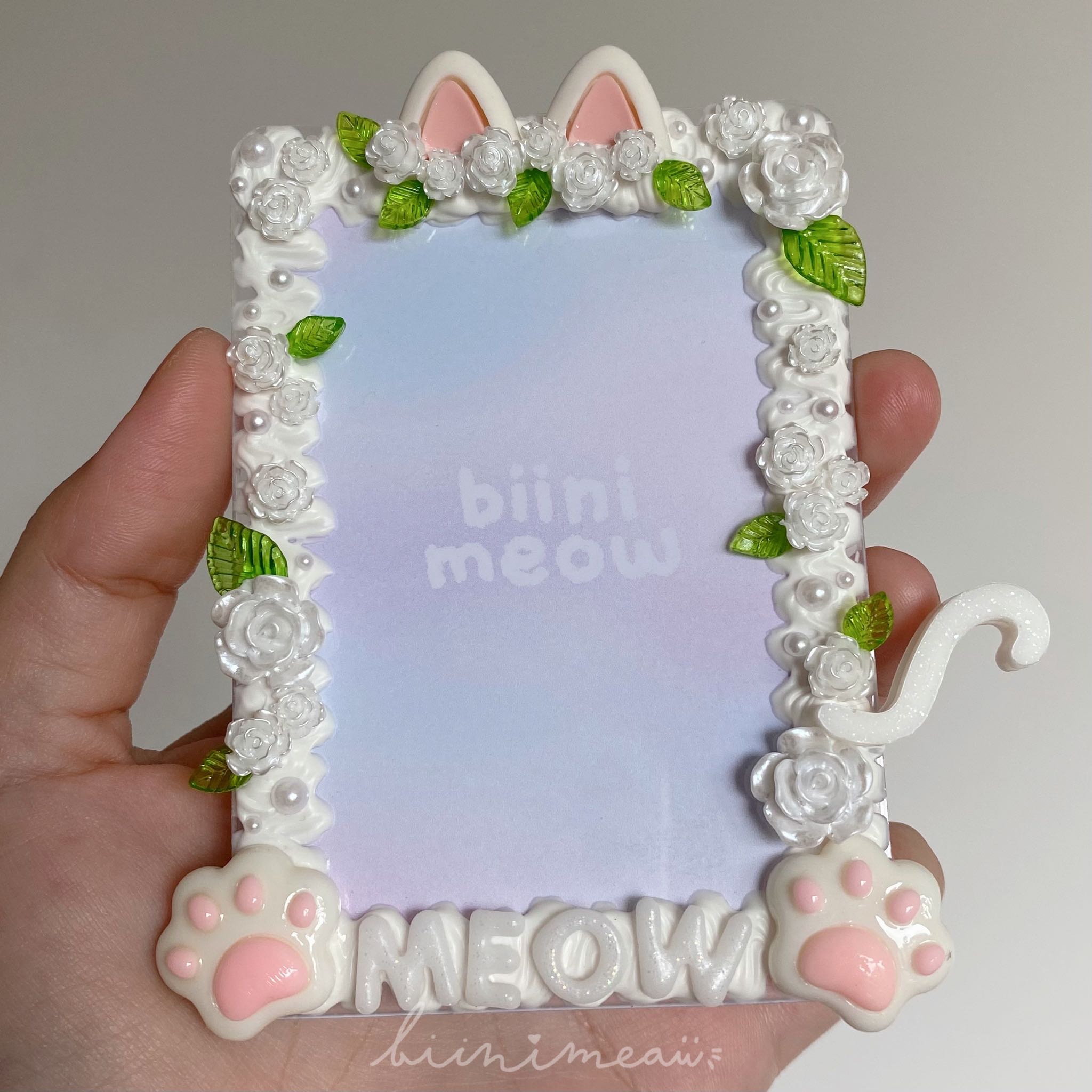 🐈  เฟรมการ์ดวิปครีมน้องเหมียว 💕✨