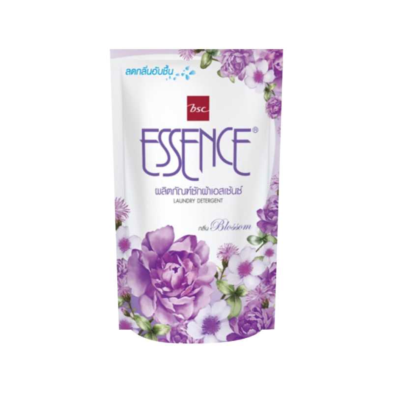 เอสเซ้นซ์ ผลิตภัณฑ์ซักผ้า กลิ่น BLOSSOM สีม่วง ชนิดเติม 400 มล. (ถุง)