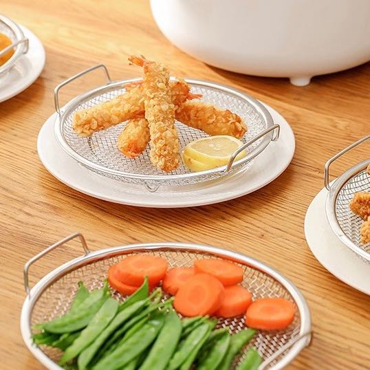 🍤𝐎𝐢𝐥 𝐃𝐫𝐚𝐢𝐧 𝐅𝐫𝐲𝐢𝐧𝐠 𝐑𝐚𝐜𝐤🍗 ตะแกรงรองของทอด