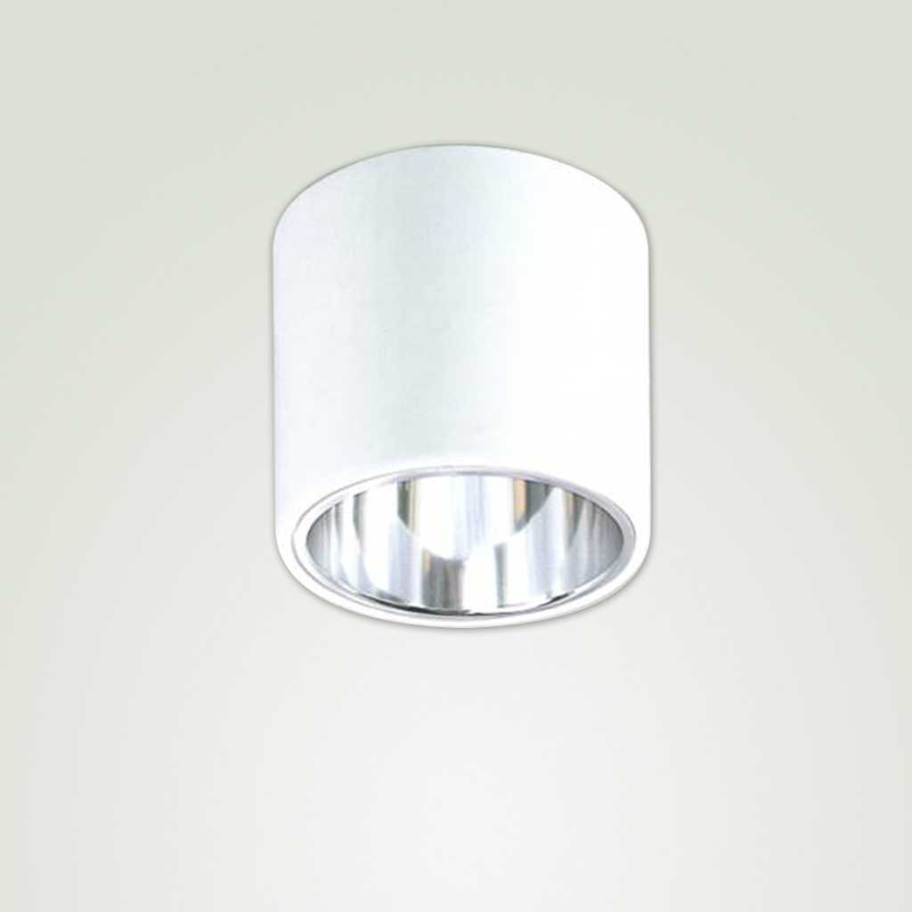 โคมดาวน์ไลท์ติดลอย #LMDS-9-WH ขั้วE27 กว้าง20ซม. สีขาวราคาโคมเปล่า