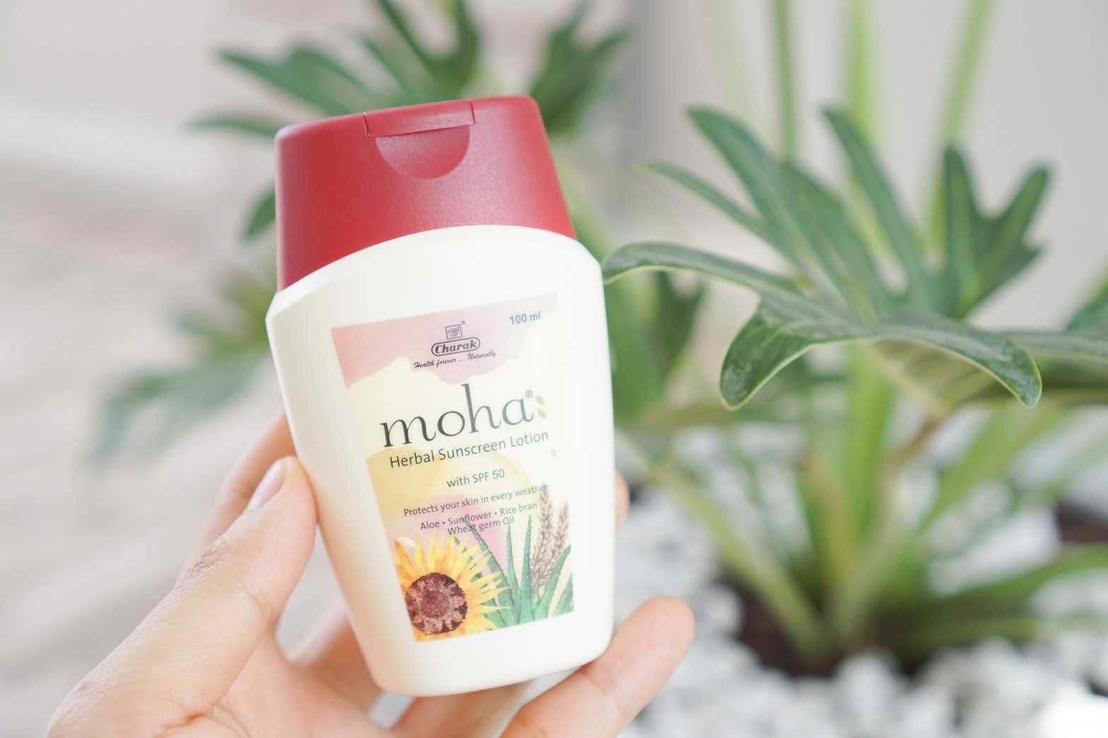 Moha Sun Screen SPF 50 ครีมกันแดดโมฮา ขนาด 100 ml.