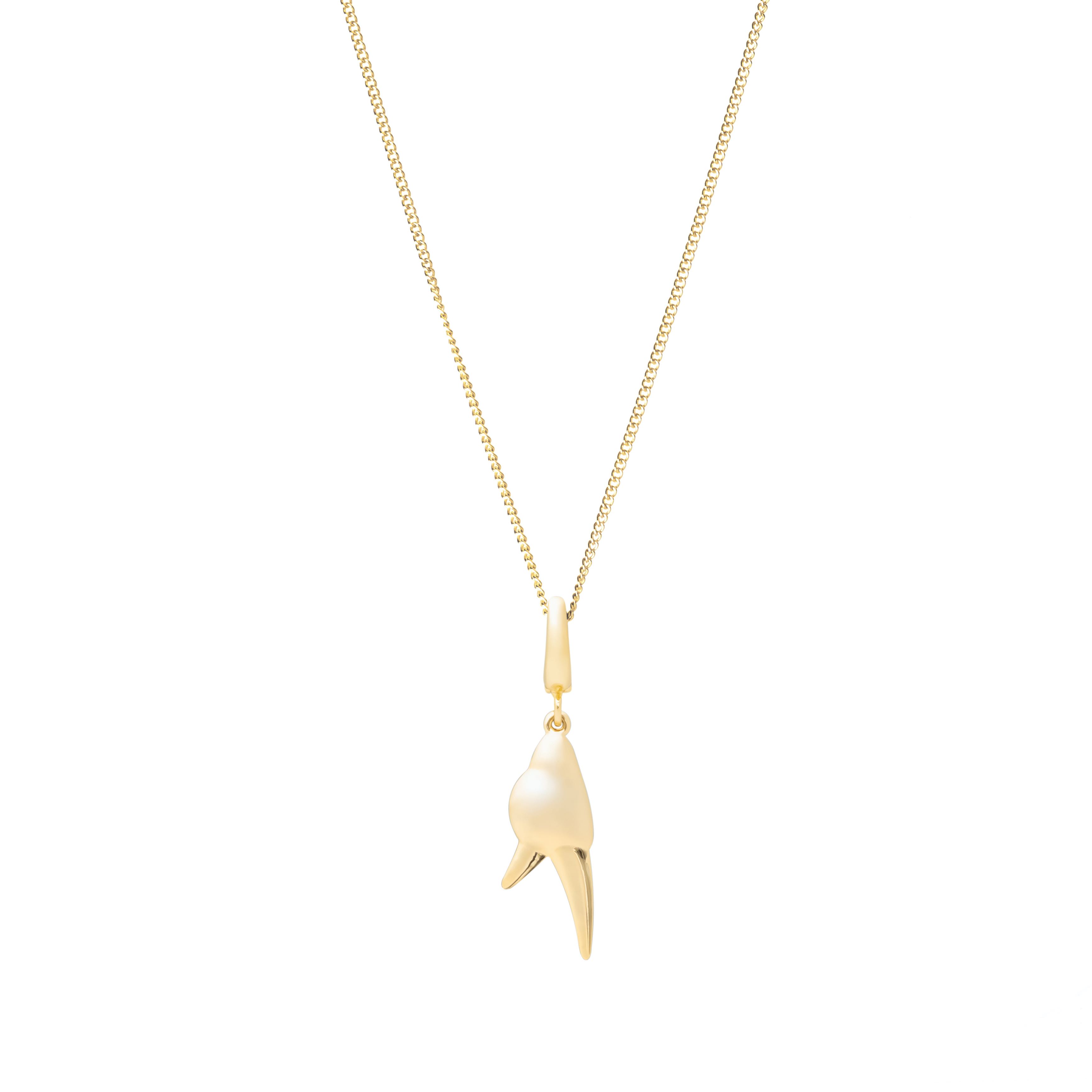 You Are My Lobster Necklace (light gold)