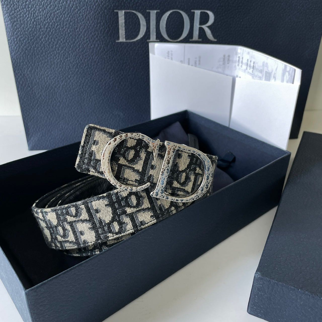 Good condition Dior belt for men size115