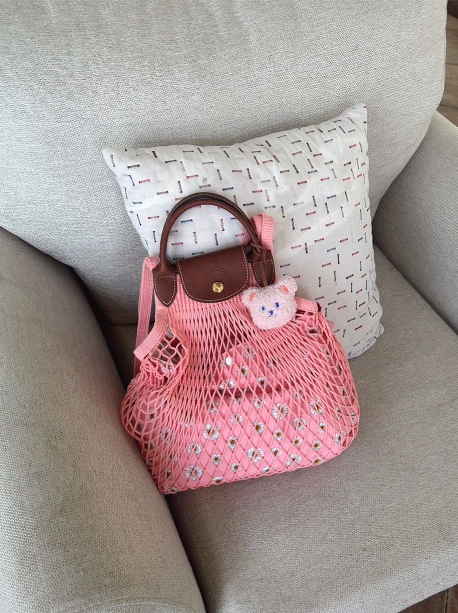 Bag in Bag กระเป๋าไส้ในไซส์ S ลาย เดซี่ชมพู🌸📌 พร้อมส่ง