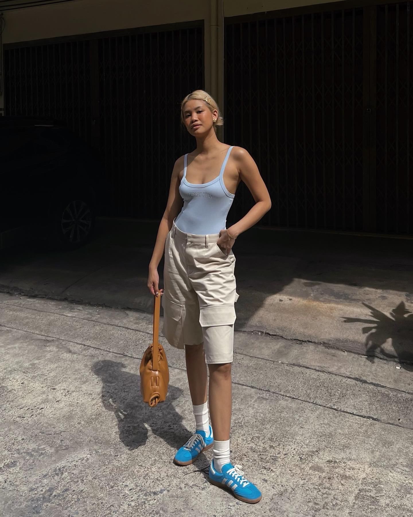 Cargo Shorts in Cream
