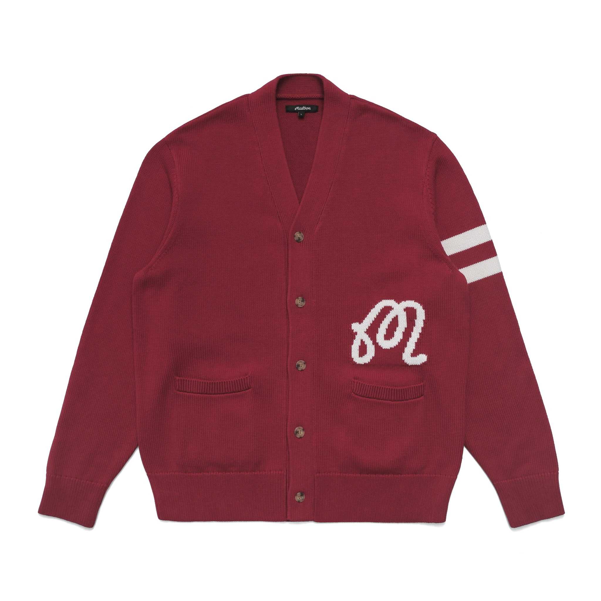 MALBON GOLF VARSITY CARDIGAN