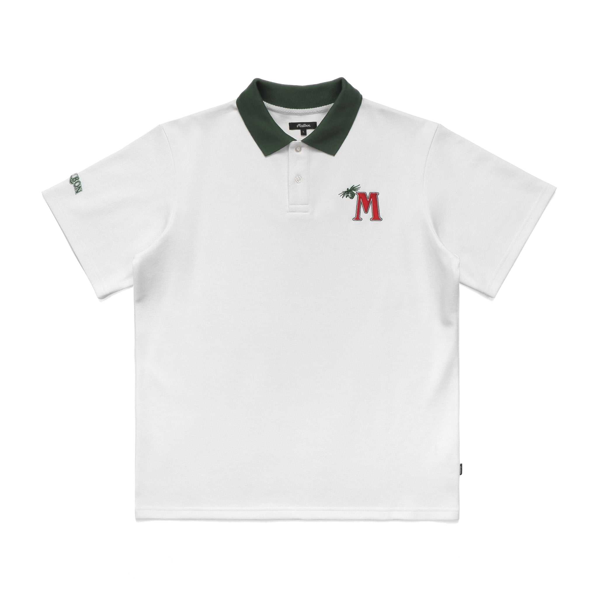 MALBON GOLF MOUNTAIN PINE PIQUE POLO