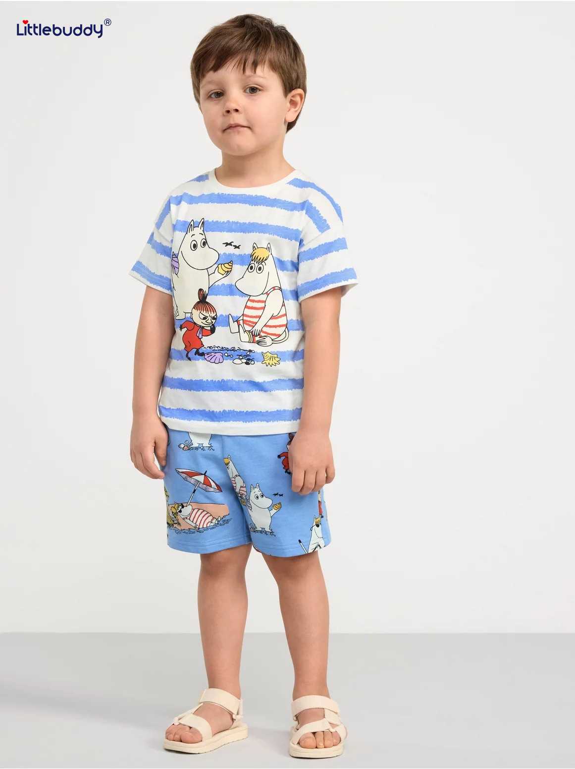 Mumin on the beach kids set - ชุดเซ็ทลายมูมิน