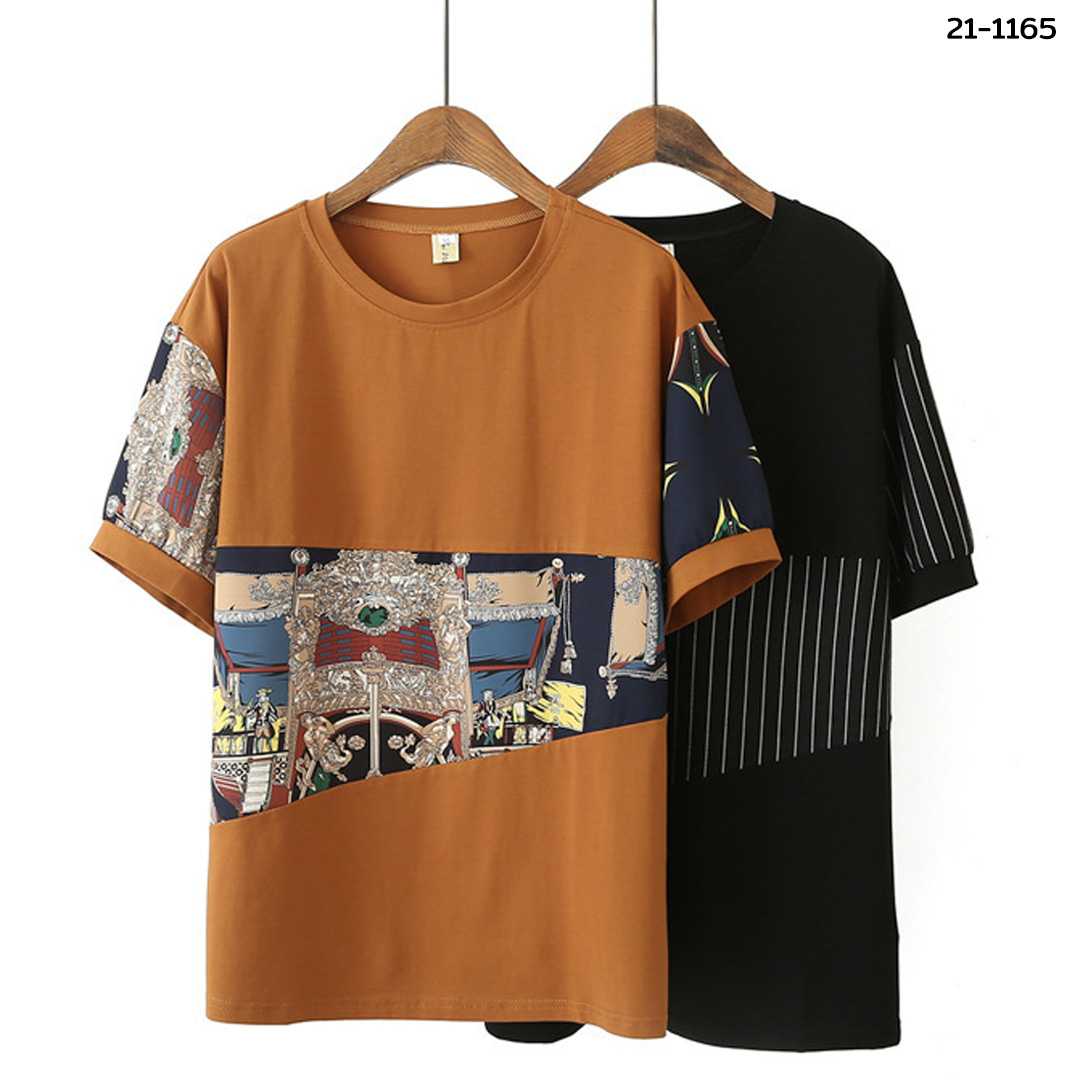21-1165 เสื้อคอตตอนคอกลม