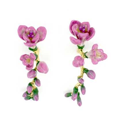 Freesia Hoop Earrings ต่างหูฟรีเชีย | GoodAfterNine