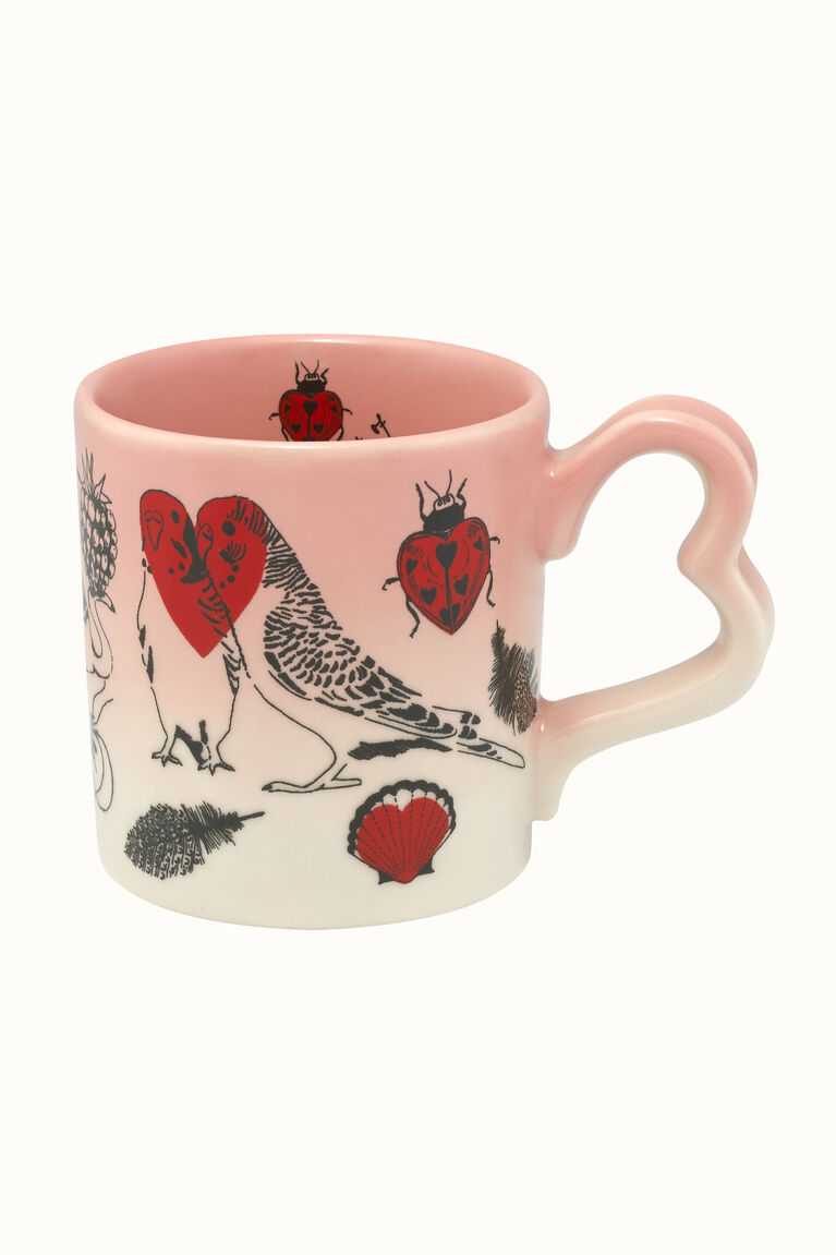 Love Mug Shape my Heart Pink