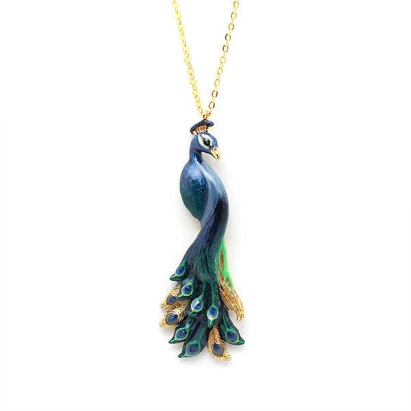 Peacock Necklace สร้อยคอนกยูง | GoodAfterNine