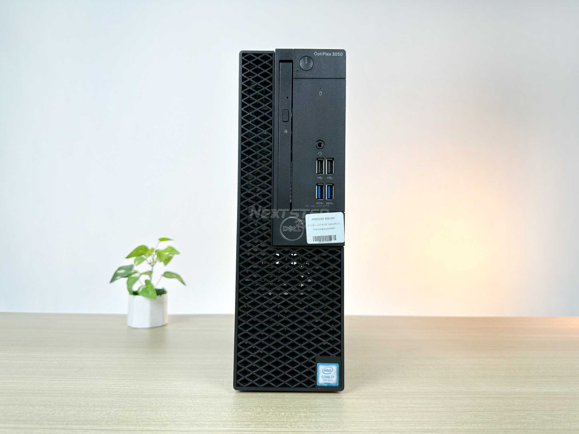 (คอมมือสอง) / DELL 3050 SFF /  INTEL I7  7700 / RAM 8 GB / HDD 500 SATA /  INTEL UHD 630