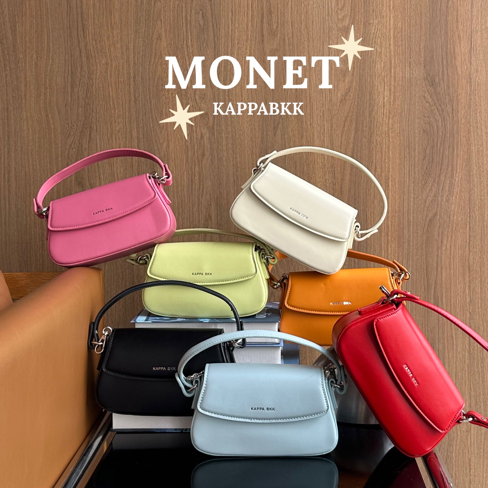 KAPPABKK Monet Mini Bag กระเป๋าใบจิ๋วสุดคิ้ว พร้อมสายโซ่ยาว