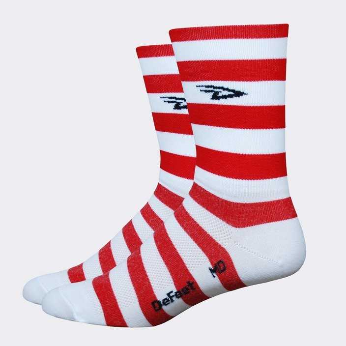 ถุงกีฬา จาก USA - D LOGO STRIPERS 5Inch WHITE-RED