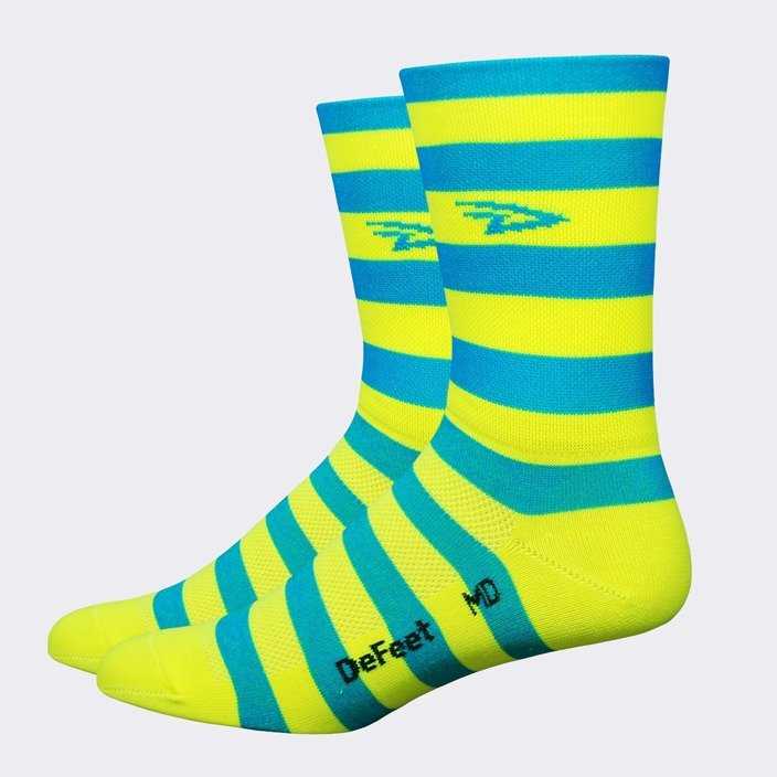 ถุงกีฬา จาก USA - D LOGO STRIPERS 5Inch YELLOW-BLUE
