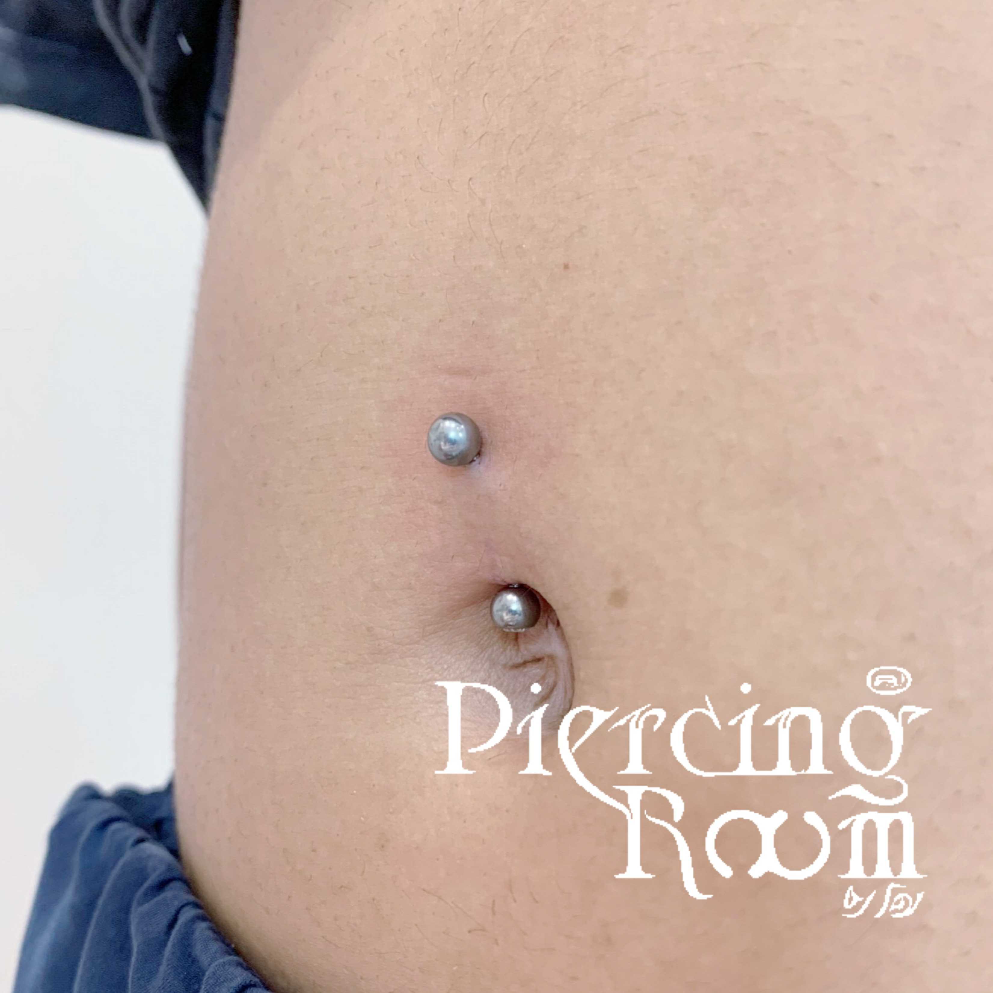 PiercingRoomByJay Plain Ball Belly Ring จิวสะดือ Titanium G23 เกรดการแพทย์