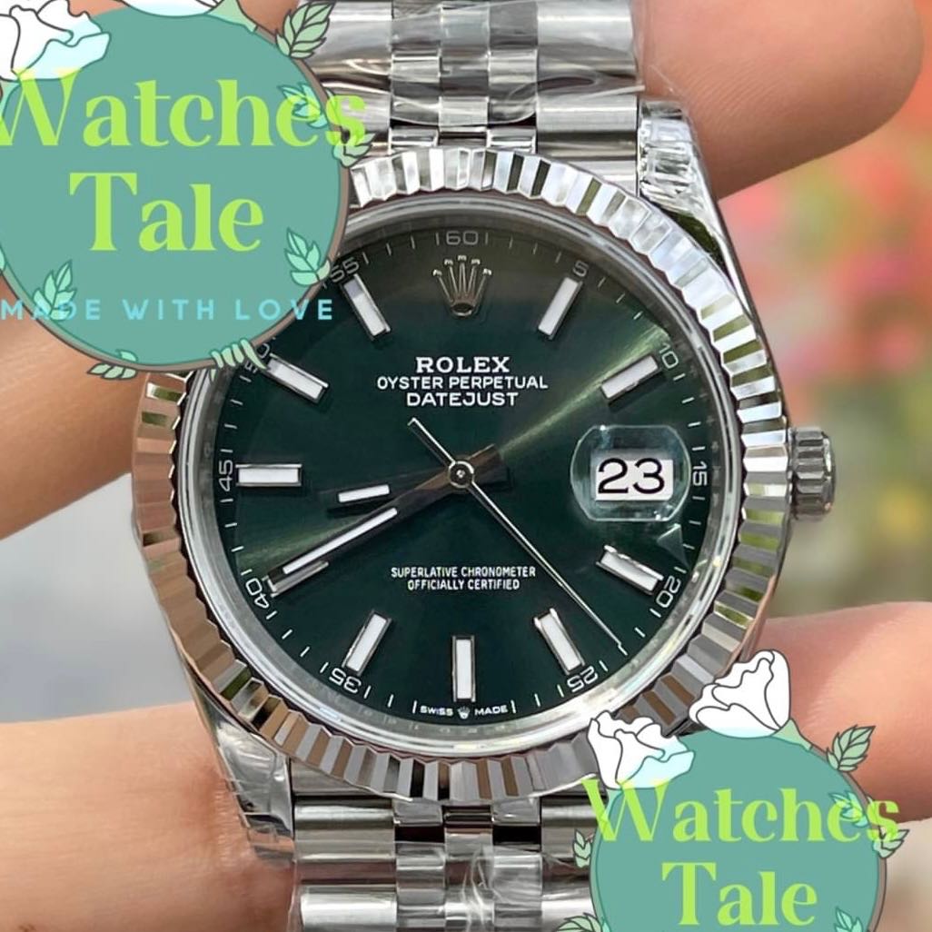 Rolex Datejust 41mm. Mint Green VSF Ref.126334 Jubilee