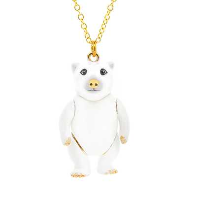 Paul Polar Bear Necklace สร้อยคอหมีขาว | GoodAfterNine
