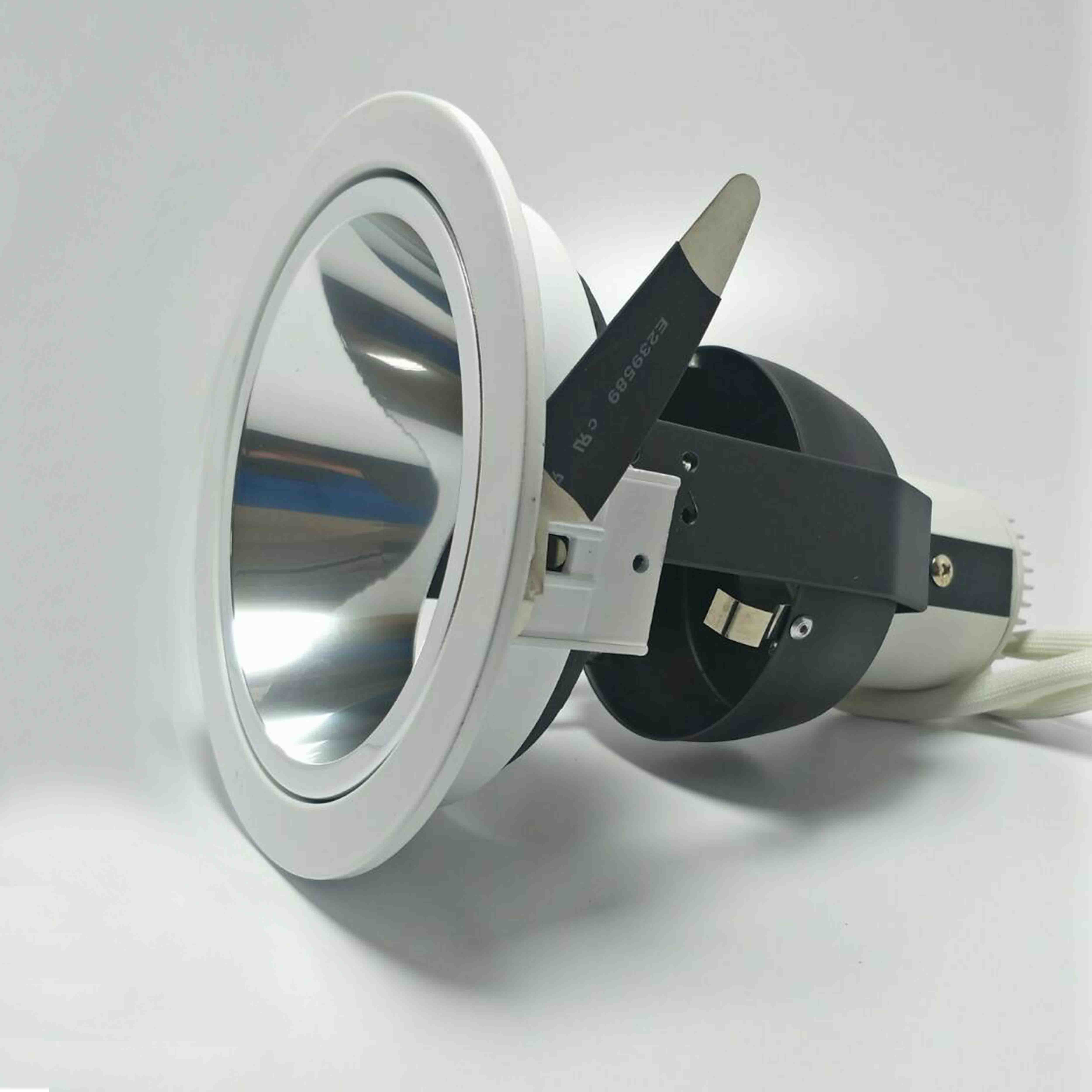 โคมไฟดาวน์ไลท์ปรับมุมได้ #LMDL-670 LED AR111 ขั้วG53 ก 16ซม.โคมสีขาว โคมเปล่า