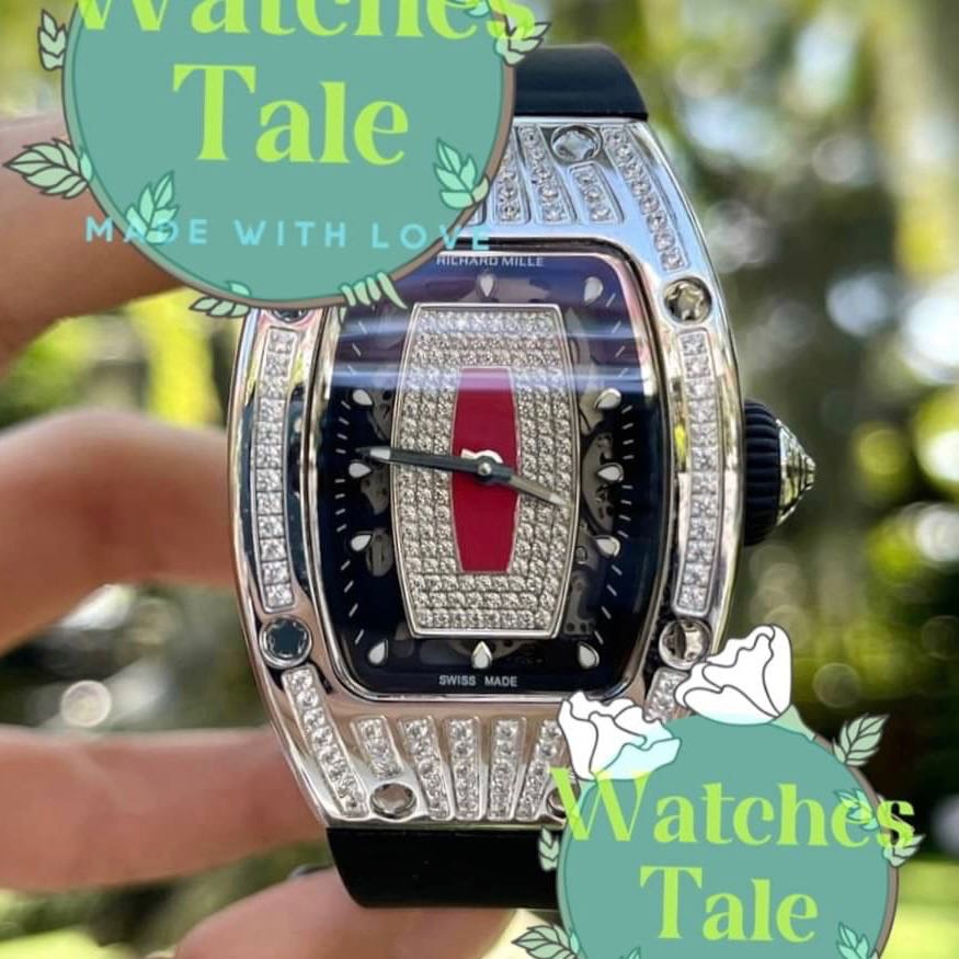 Richard Mille RM07-01 for Ladies Top Diamonds with Red Jasper Island Diamond Dial