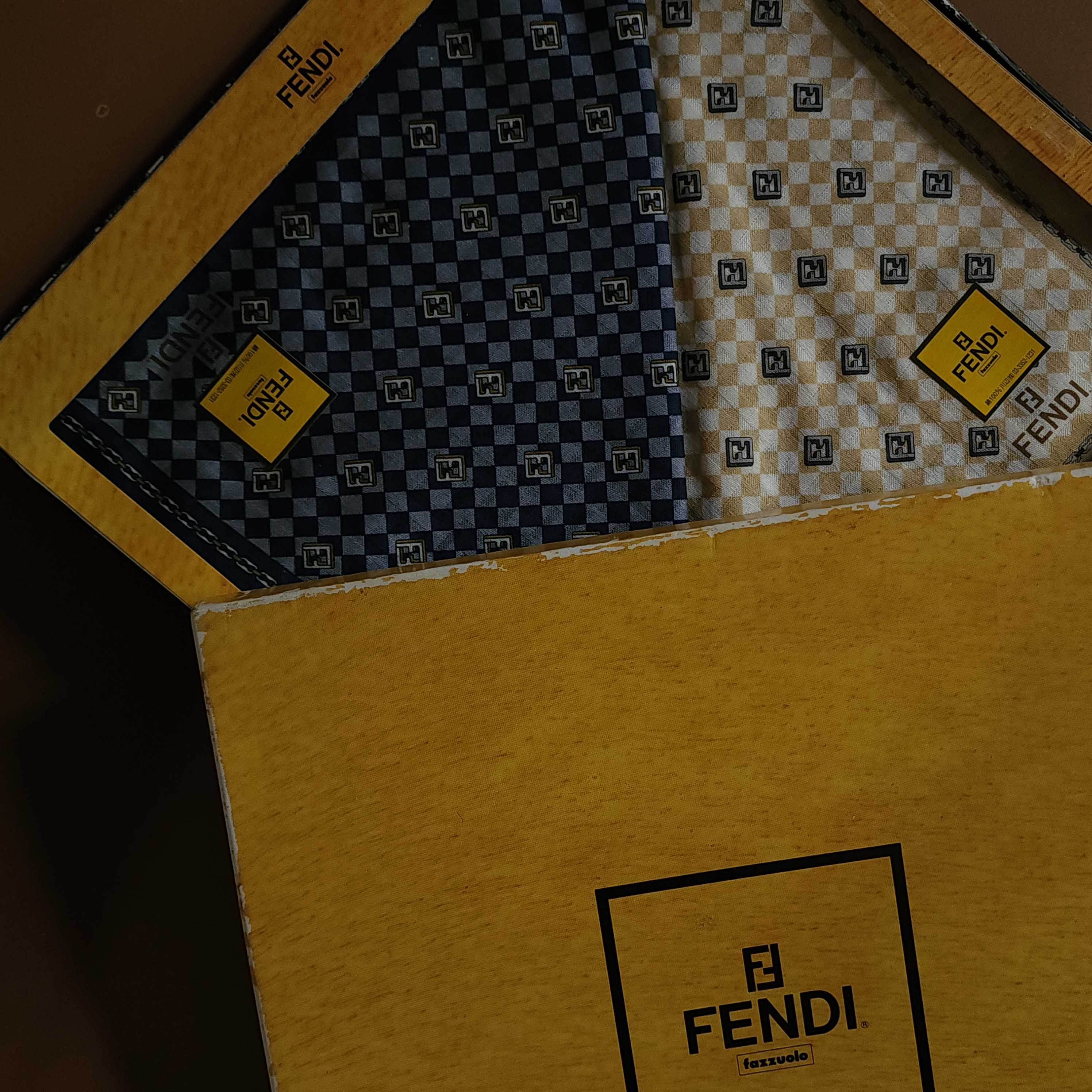 (NEW) Fendi Handkerchief (2 Pcs)