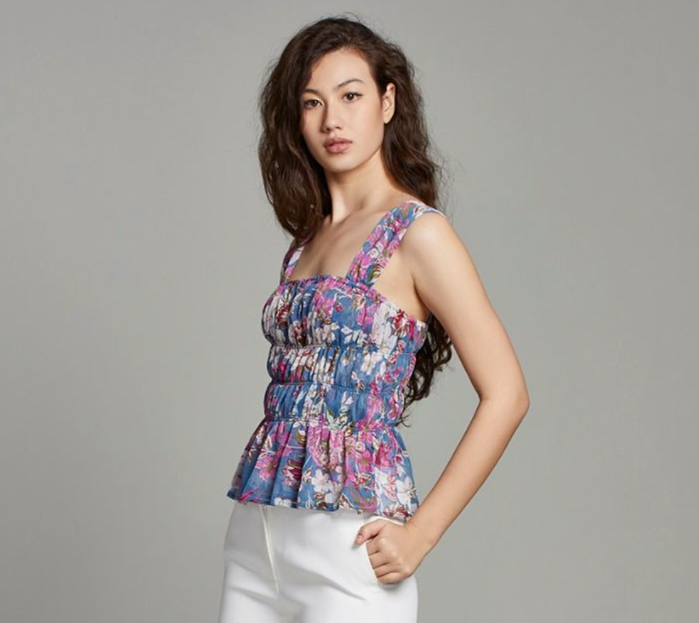 เสื้อเบลาส์ลายดอกไม้ | Floral Print Blouse | 05846