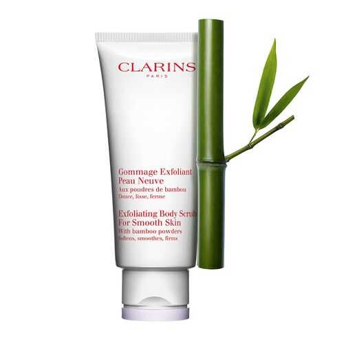 Clarins Exfoliating Body Scrub for Smooth Skin with bamboo 30ml. สครับผลัดเซลล์ผิวกายให้ผิวนุ่ม