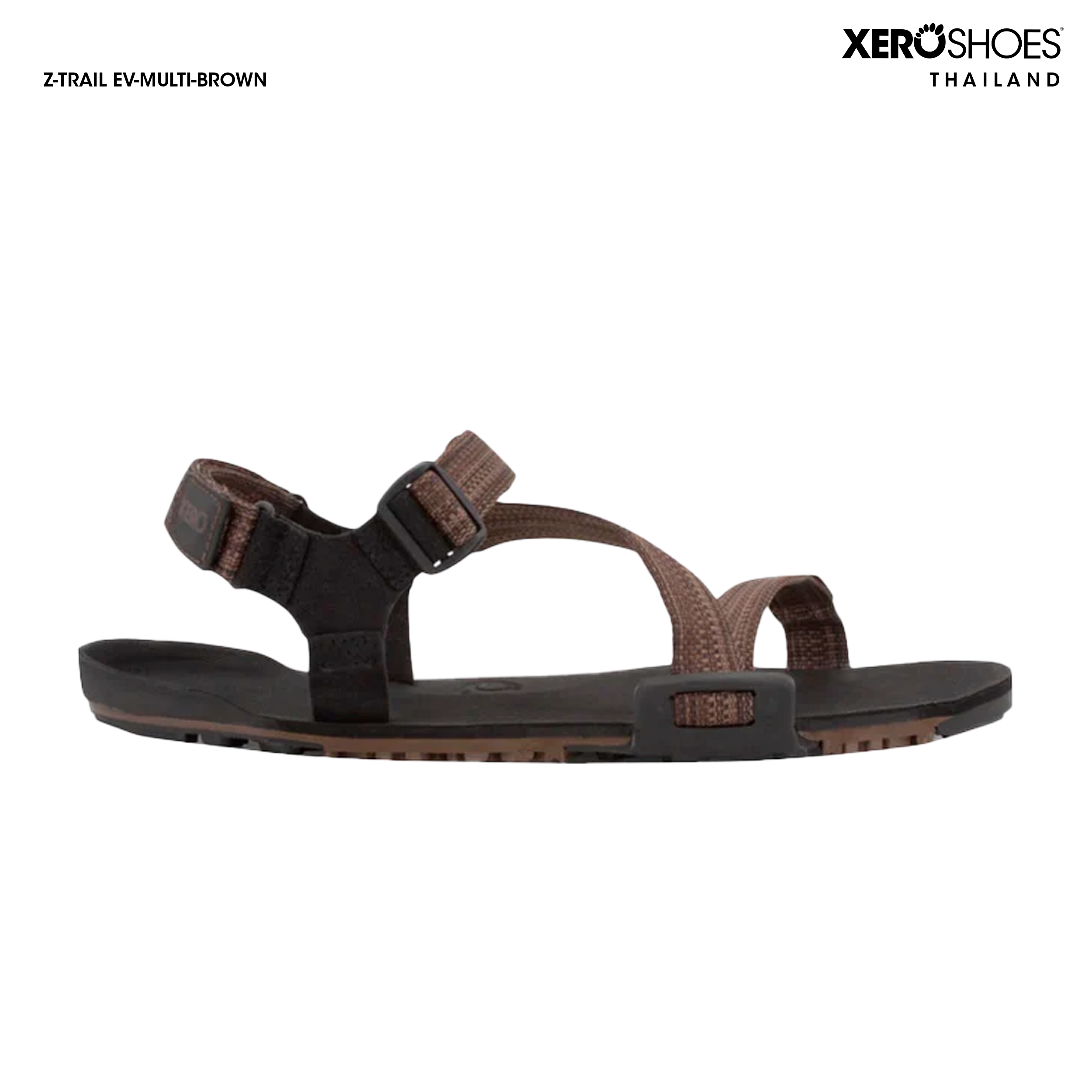 XERO SHOES Barfoot sandal รองเท้าแตะเดินป่า รุ่น Z-TRAIL EV รองเท้าผู้ชาย สี Multi-Brown