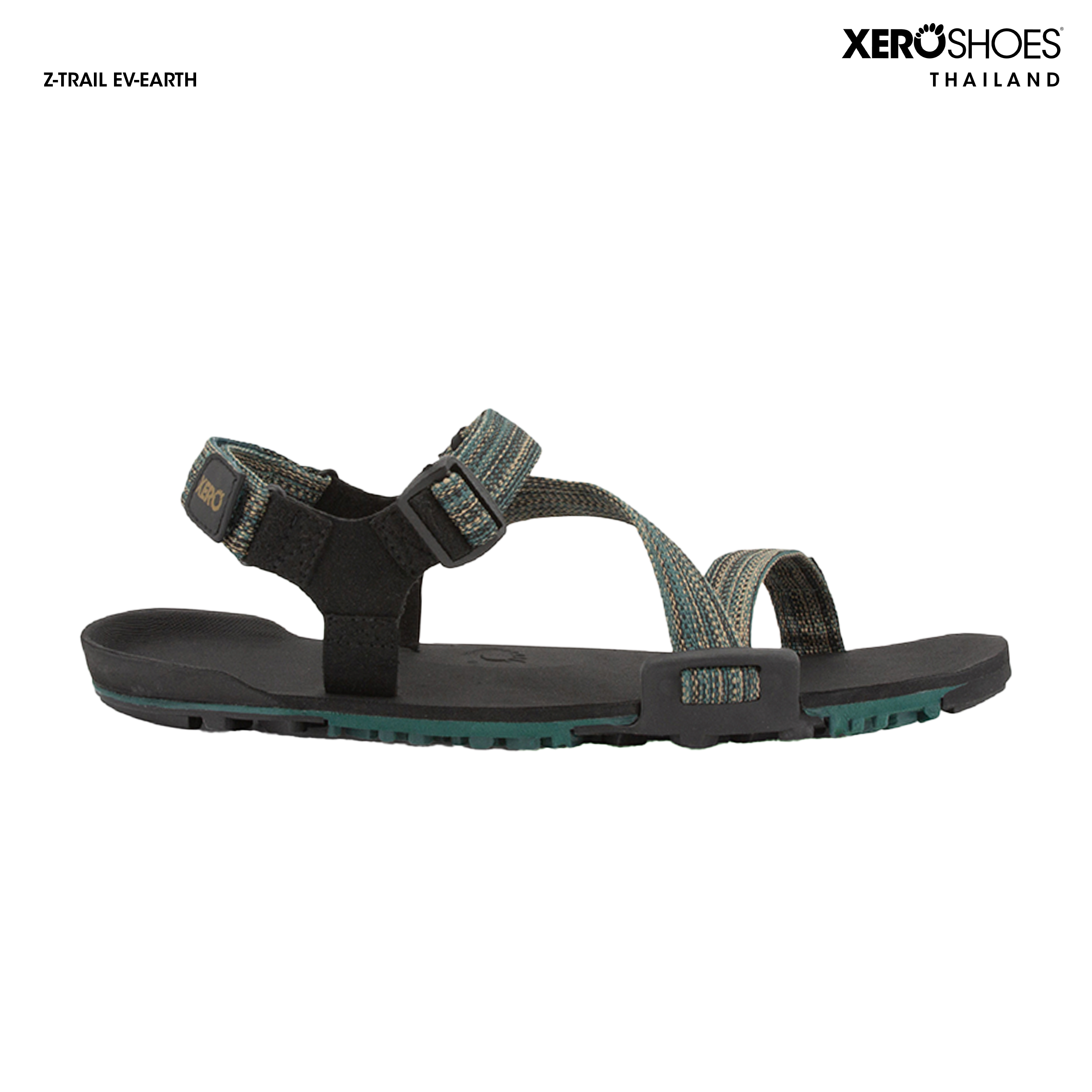 XERO SHOES Barfoot sandal รองเท้าแตะเดินป่า รุ่น Z-TRAIL EV รองเท้าผู้ชาย สี Earth