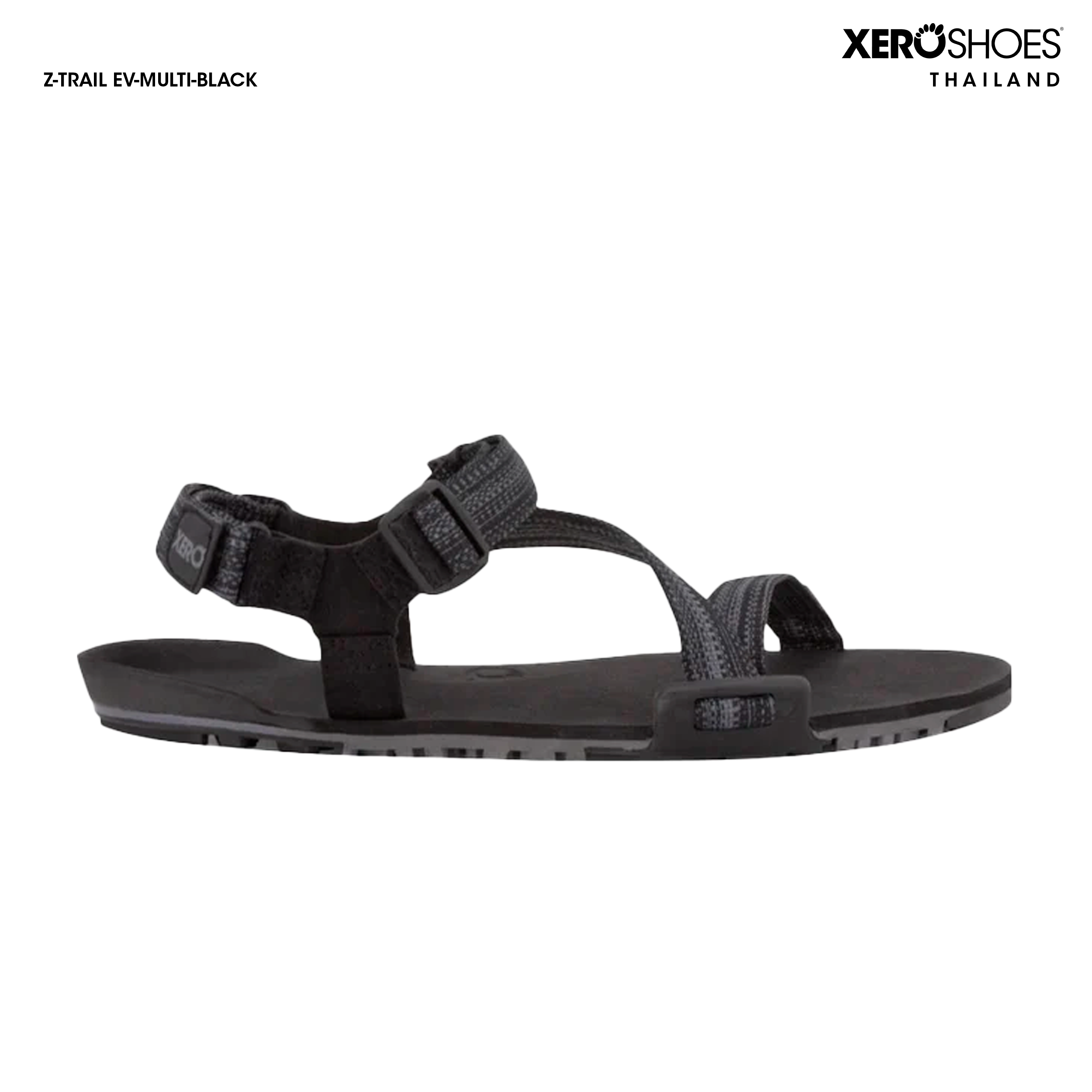 XERO SHOES Barfoot sandal รองเท้าแตะเดินป่า รุ่น Z-TRAIL EV รองเท้าผู้ชาย สี Multi-Black