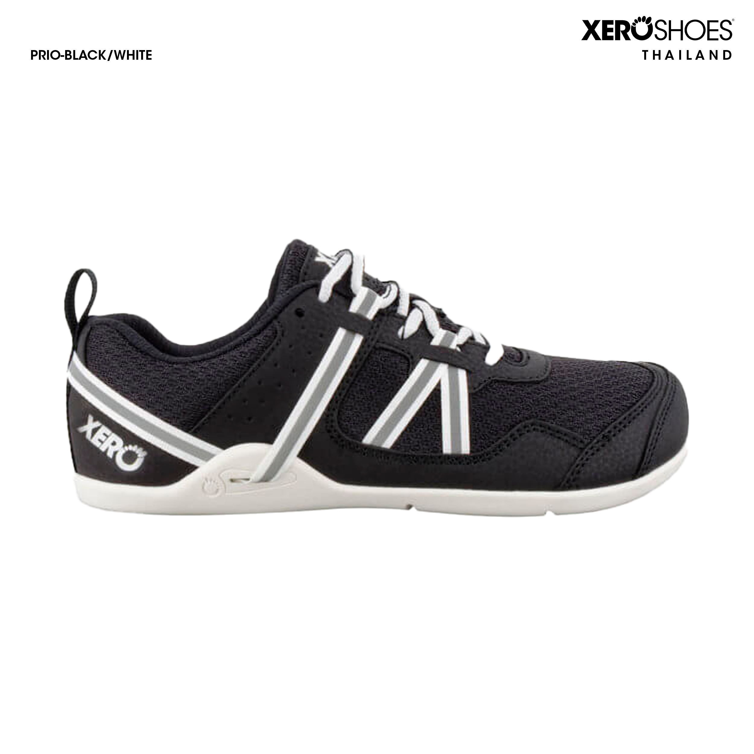 XERO SHOES Barfoot shoe รองเท้าผ้าใบ รุ่น PRIO รองเท้าผู้หญิง สี Black / White