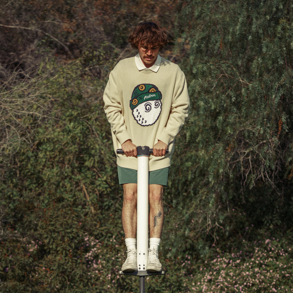 MALBON GOLF WIZ KNIT SWEATER
