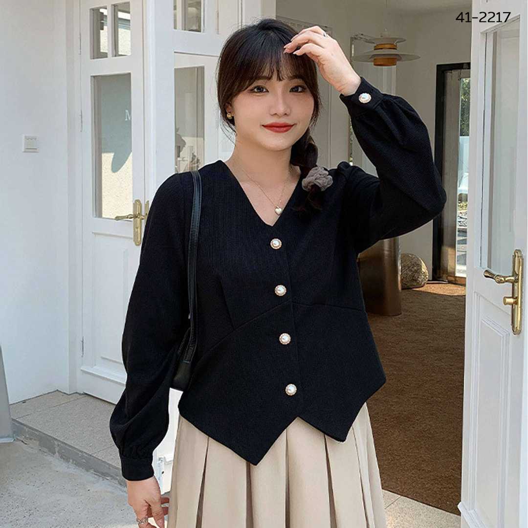 41-2217 เสื้อคลุมทำงานแขนยาว
