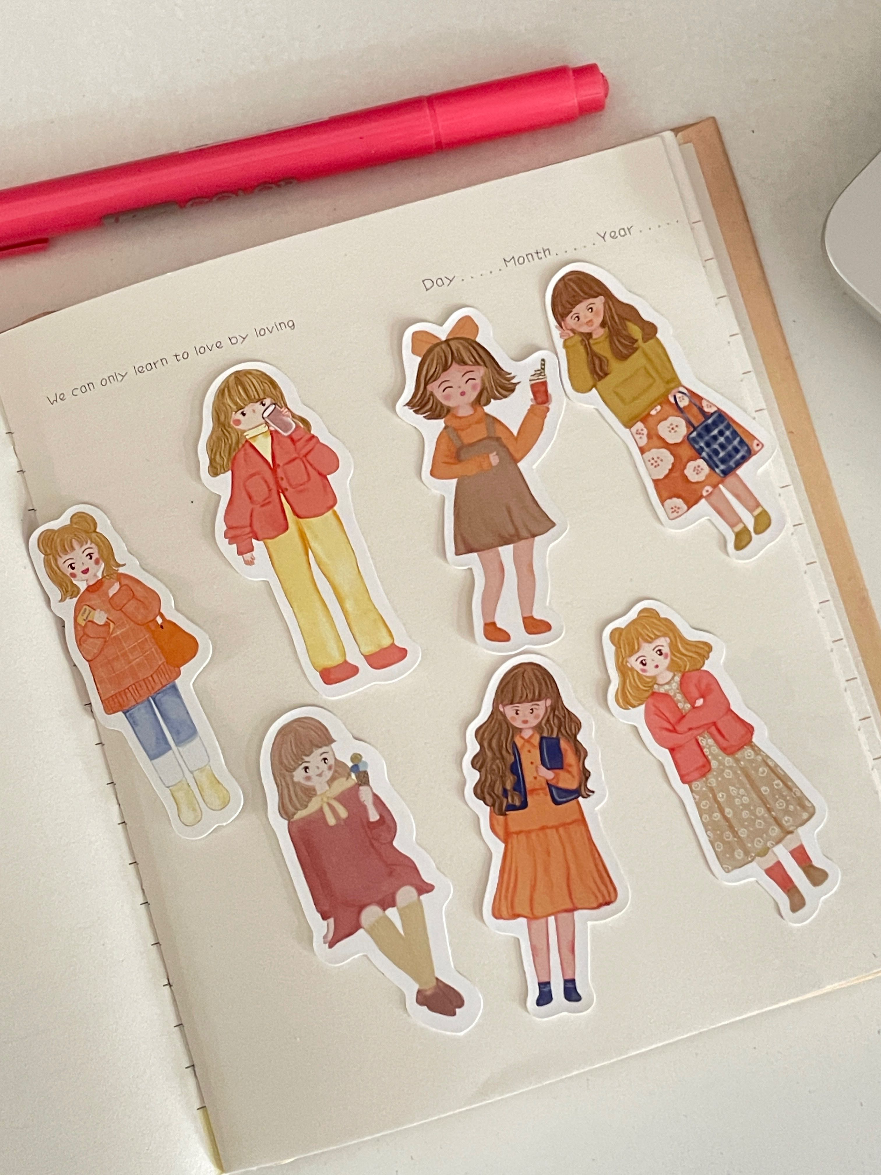 Chilling Girl Die cut 100%