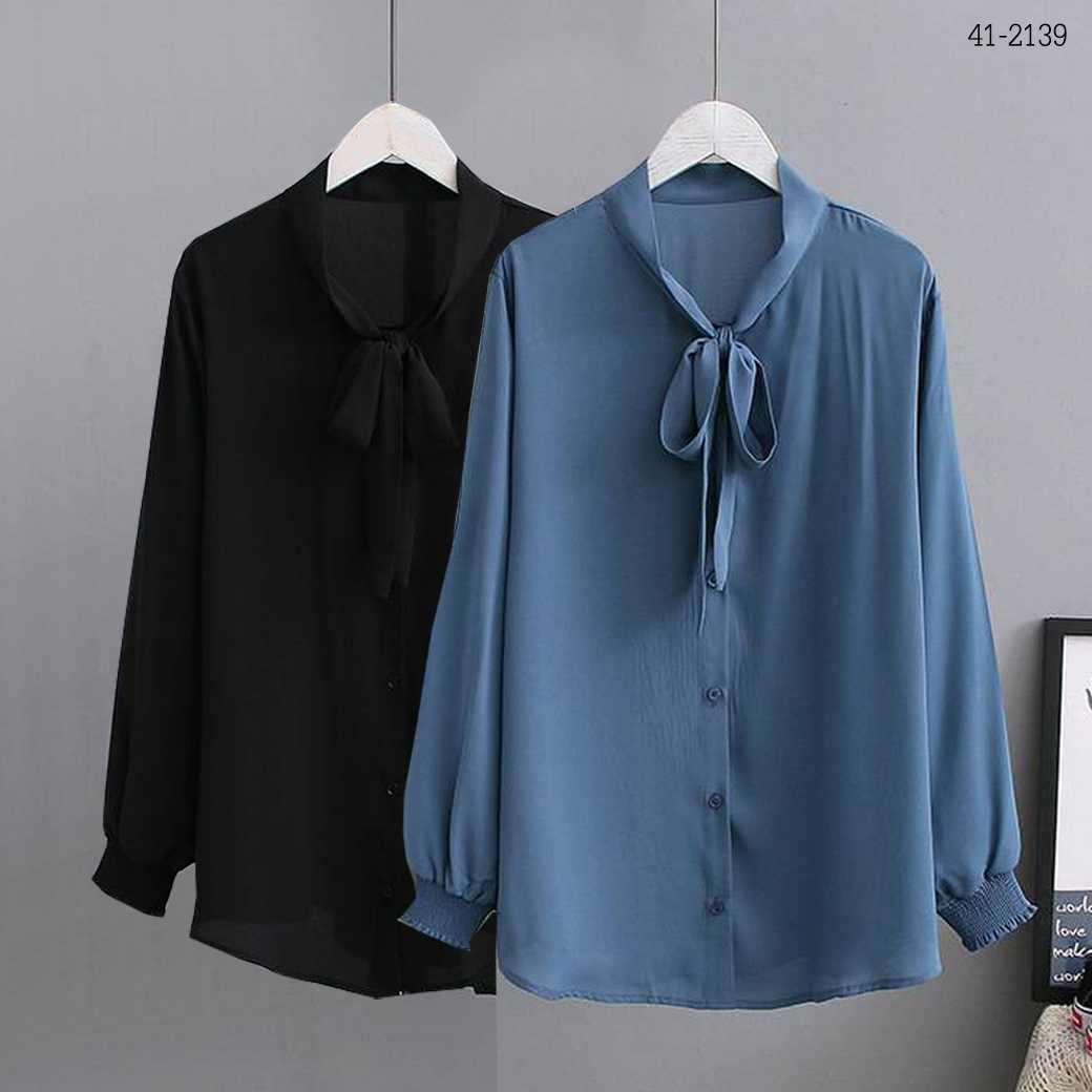 41-2139 เสื้อทำงานผ้าชีฟอง