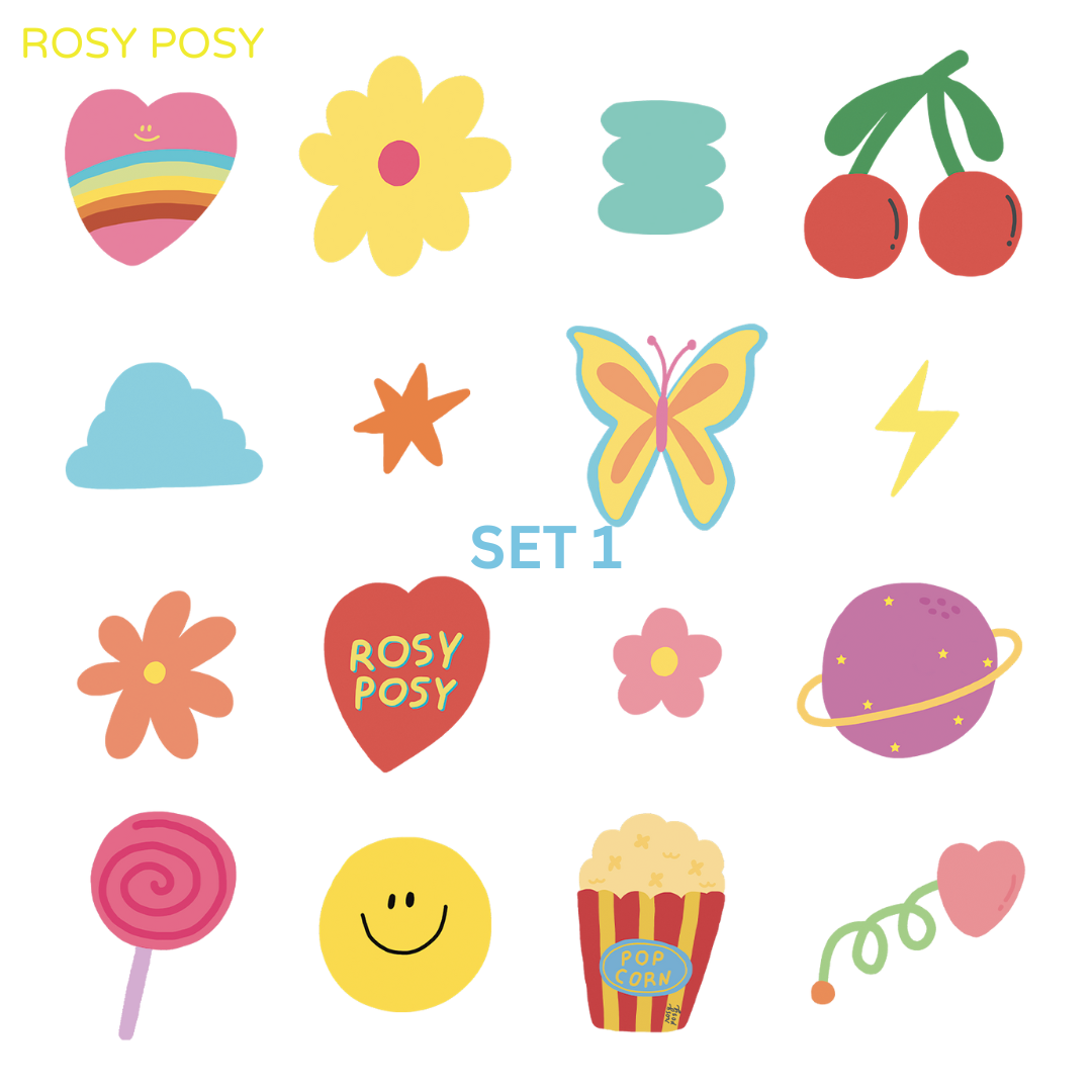 DIY sticker sets